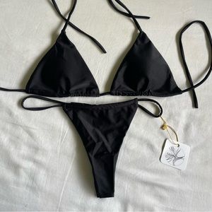 Black swimsuit set